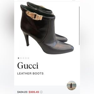 Gucci Leather Boots